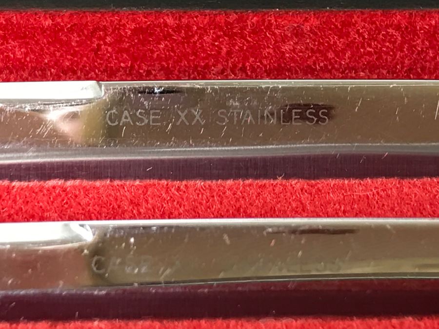 CASE XX Stainless Steel Steak Knife Set In Original Box [Photo 7]