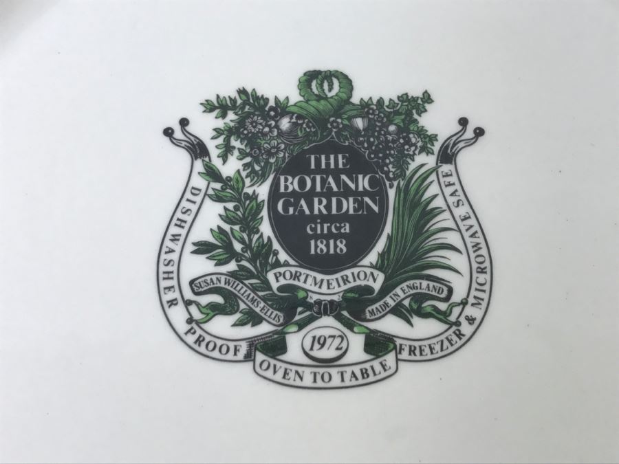 The Botanic Garden Portmeirion Susan Williams-Ellis Made In England Oven To Table Pot [Photo 7]