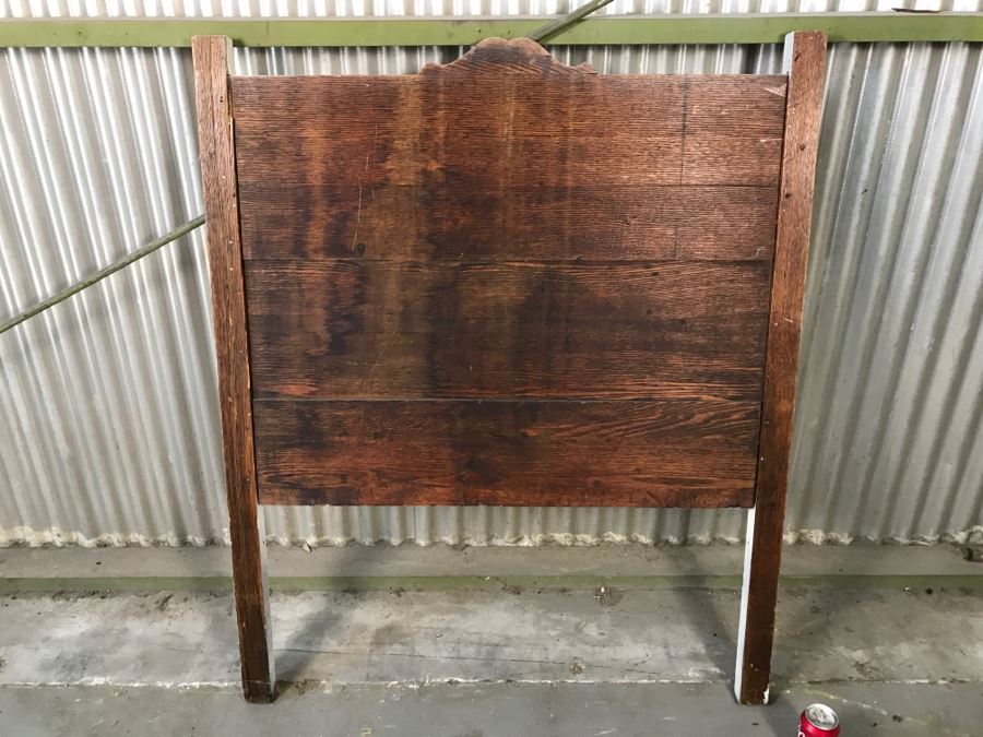 Vintage White Shabby Chic Headboard [Photo 5]