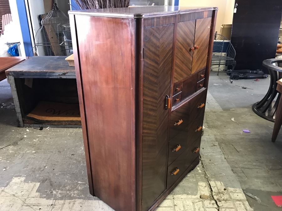 Fabulous Art Deco Dresser Cabinet Armoire [Photo 17]