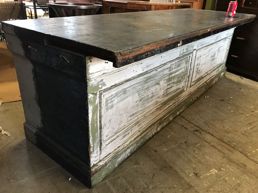 Vintage Shabby Chic Cabinet Counter Table [Photo 6]