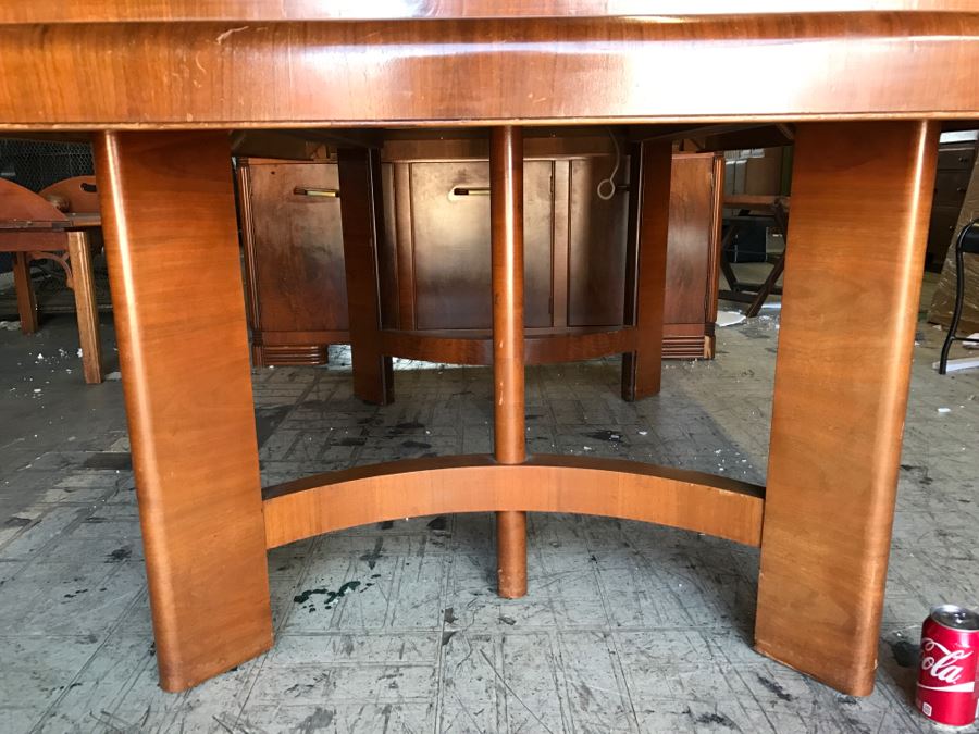 Stunning Classy ART DECO Wooden Dining Table (Matches Art Deco Buffet
