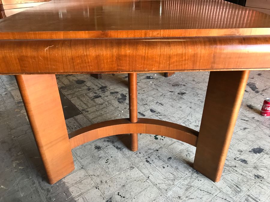 Stunning Classy ART DECO Wooden Dining Table (Matches Art Deco Buffet