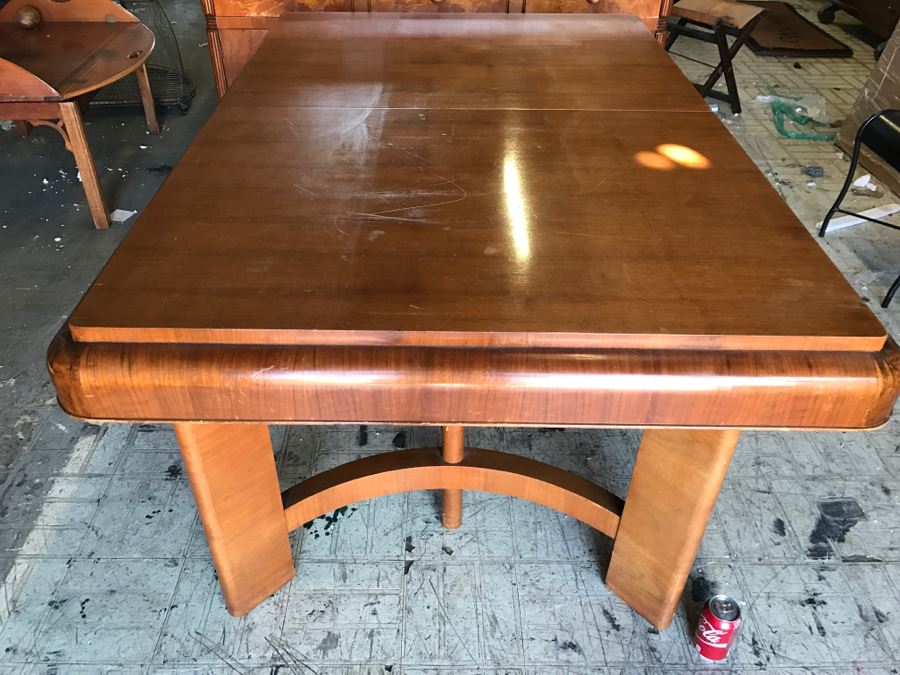 Stunning Classy ART DECO Wooden Dining Table (Matches Art Deco Buffet