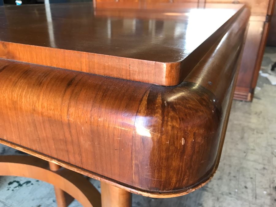 Stunning Classy ART DECO Wooden Dining Table (Matches Art Deco Buffet In This Sale) [Photo 6]