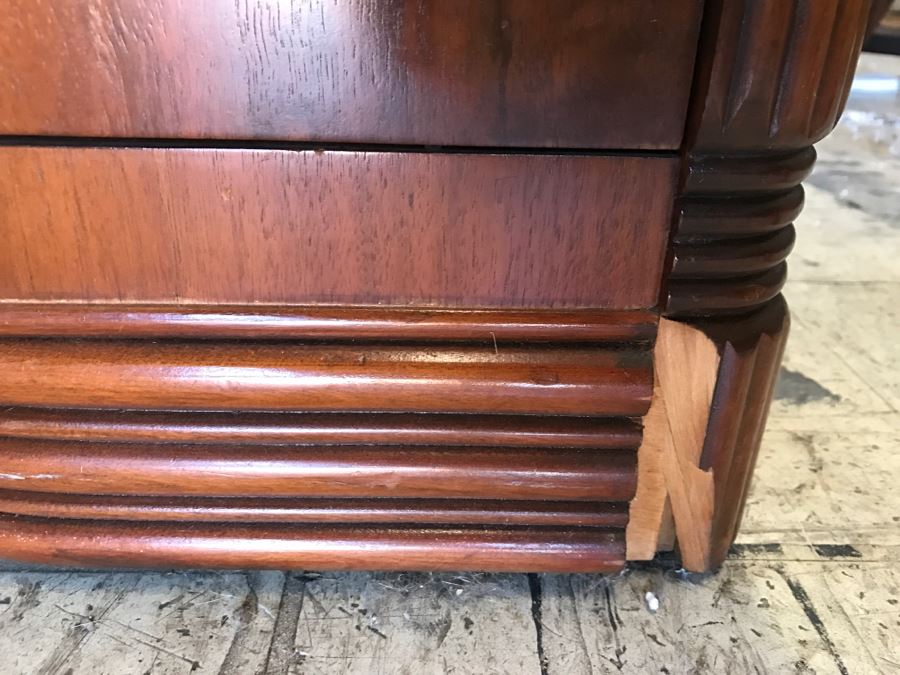 Stunning Classy ART DECO Wooden Buffet (Matches Art Deco Table In This Sale) [Photo 6]