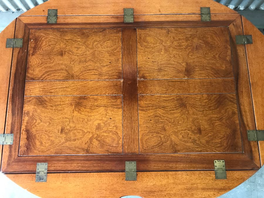 Oval Wooden Tray Top Table By Georgian Furnishing Co [Photo 5]