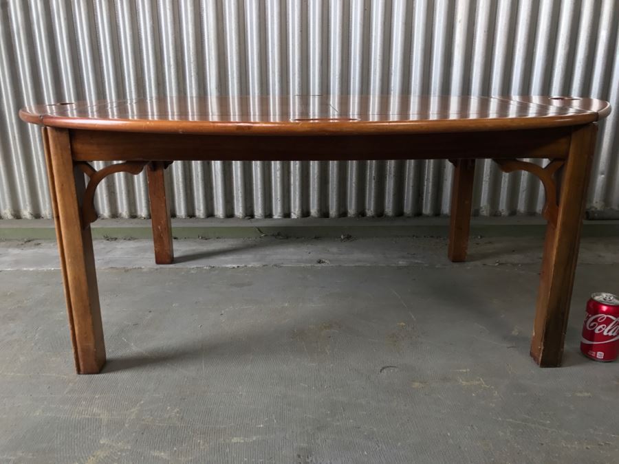 Oval Wooden Tray Top Table By Georgian Furnishing Co [Photo 6]