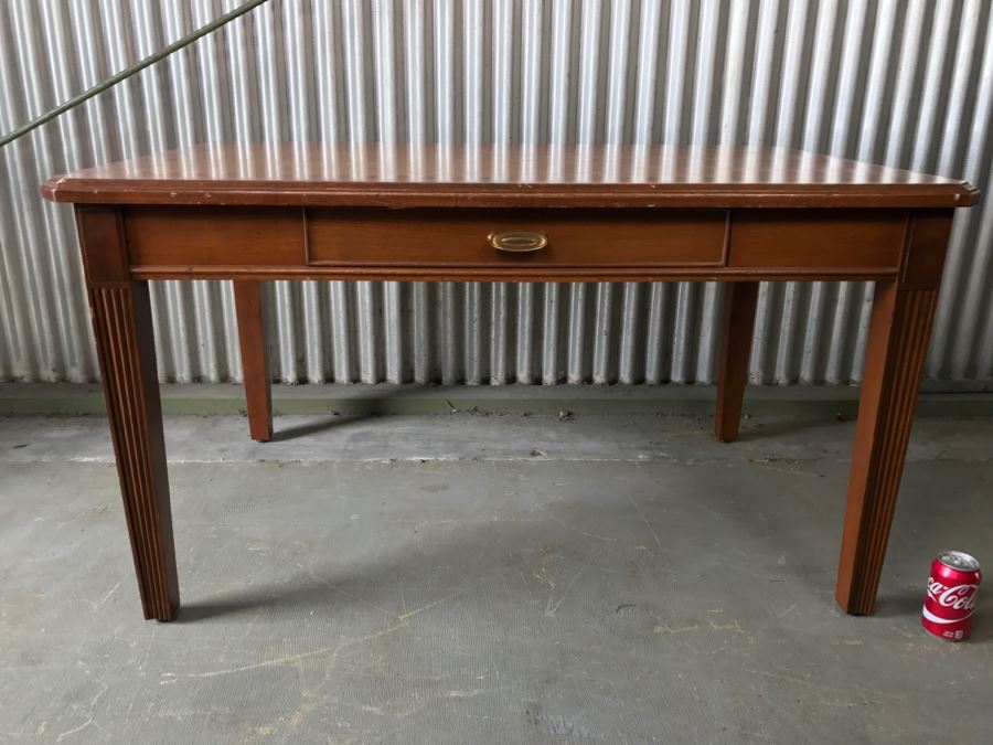 Vintage Wooden Writing Desk [Photo 2]