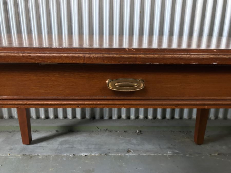 Vintage Wooden Writing Desk [Photo 3]