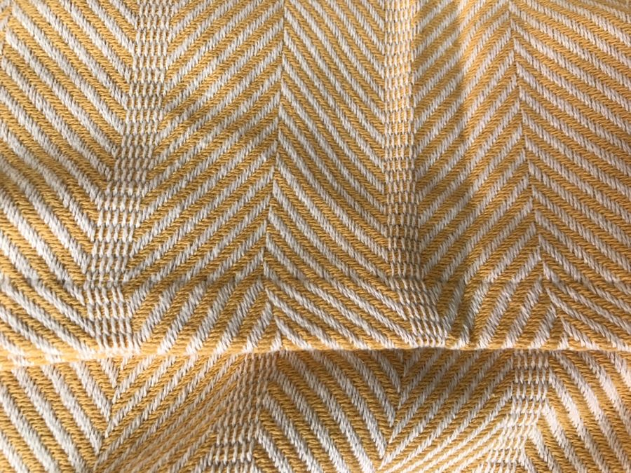 (4) Designer Throw Pillows With Nautical Motif Tote Bag And Herringbone Blanket [Photo 14]