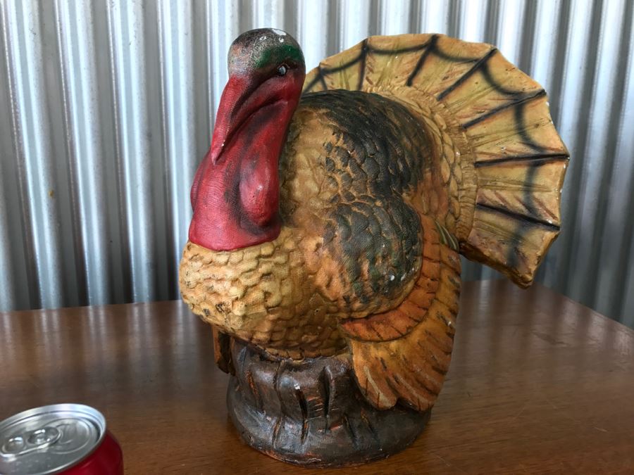 Pair Of Decorative Turkey Sculptures Figurines [Photo 3]