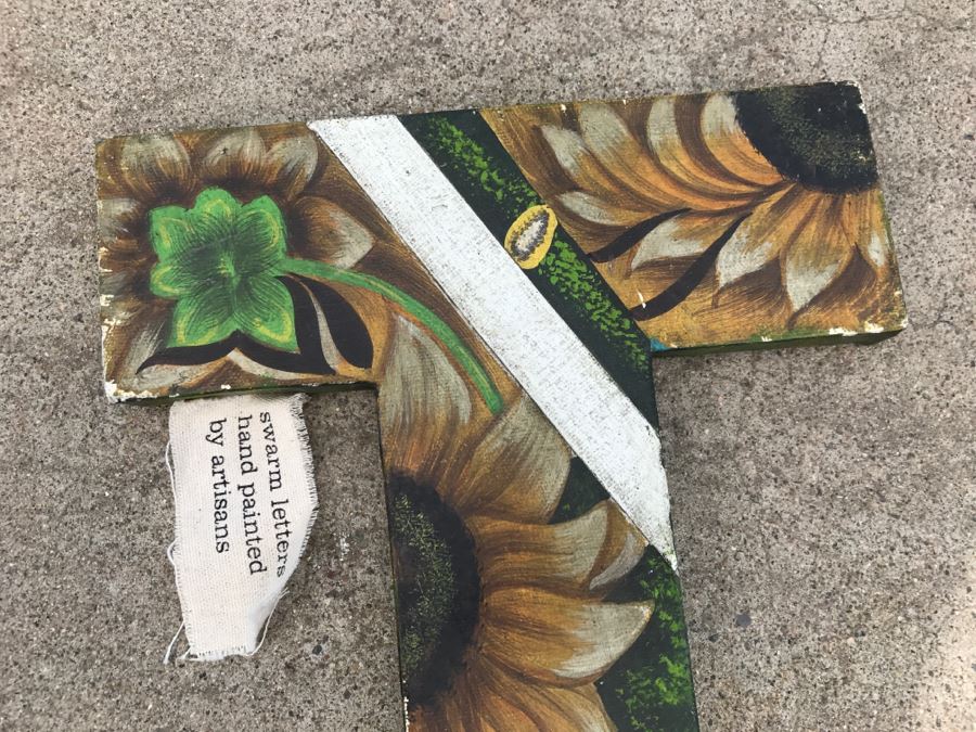 Swarm Letters Hand Painted By Artisans S C O U T T [Photo 9]