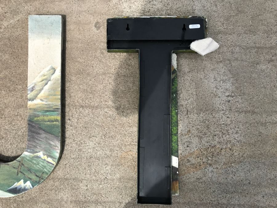 Swarm Letters Hand Painted By Artisans S C O U T T [Photo 10]