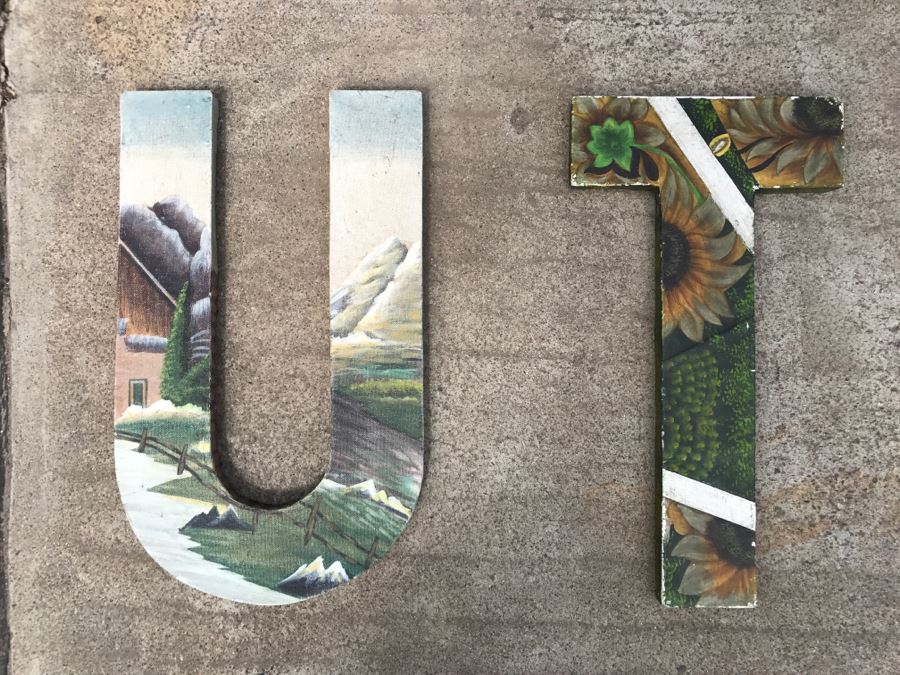 Swarm Letters Hand Painted By Artisans S C O U T T [Photo 5]