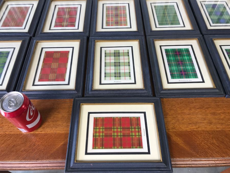 (11) Framed Tartan Wall Art Prints [Photo 2]