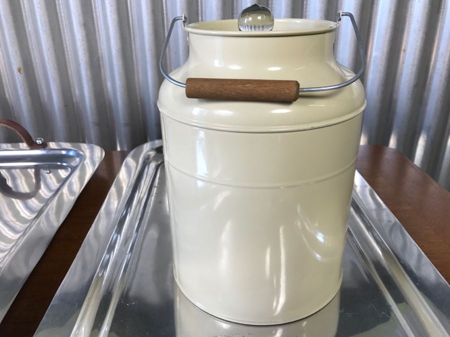 Several Metal Trays, Jug And White Vase [Photo 6]