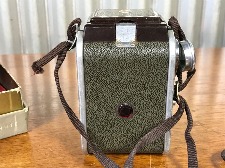 Polaroid Pathfinder Land Camera 'Box Only', Polaroid Close-Up Lens Kit With Box, Polaroid Black & White Film Unused With Box And Kodak Duaflex IV Camera [Photo 12]