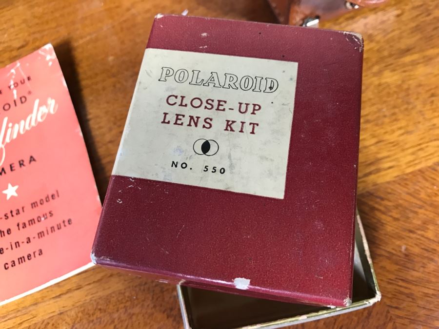 Polaroid Pathfinder Land Camera 'Box Only', Polaroid Close-Up Lens Kit With Box, Polaroid Black & White Film Unused With Box And Kodak Duaflex IV Camera [Photo 6]