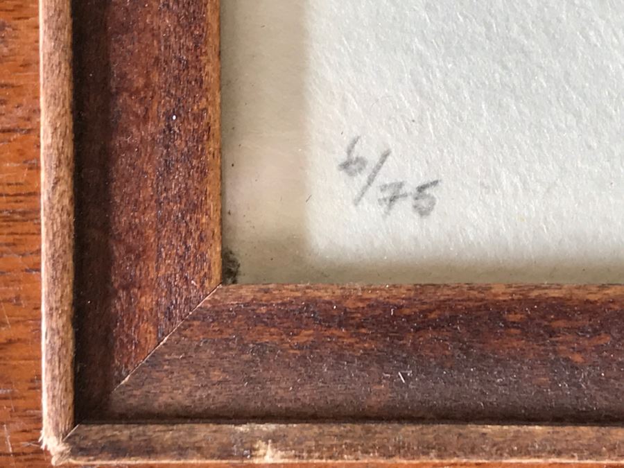 Goldfinch Street Sign Mounted On Board, Original Vintage 1975 Elephant Sketch And (2) Framed Photographs [Photo 6]