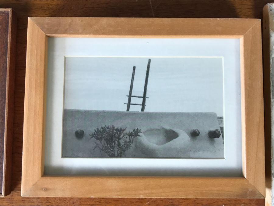 Goldfinch Street Sign Mounted On Board, Original Vintage 1975 Elephant Sketch And (2) Framed Photographs [Photo 9]