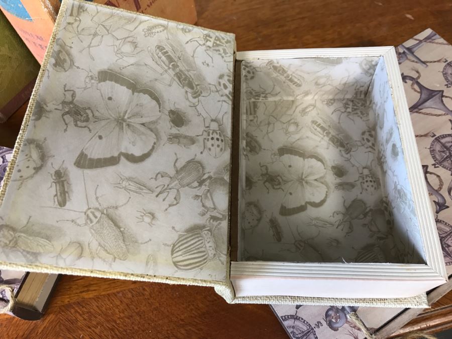 Faux Book Boxes Exotique, Bugs, Science, Nautical [Photo 9]