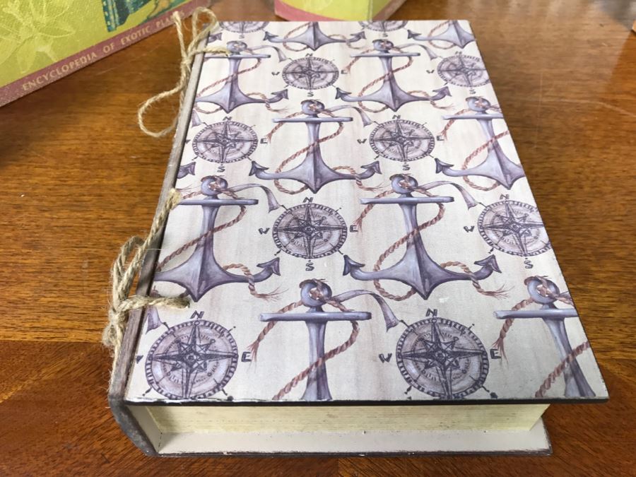 Faux Book Boxes Exotique, Bugs, Science, Nautical [Photo 14]