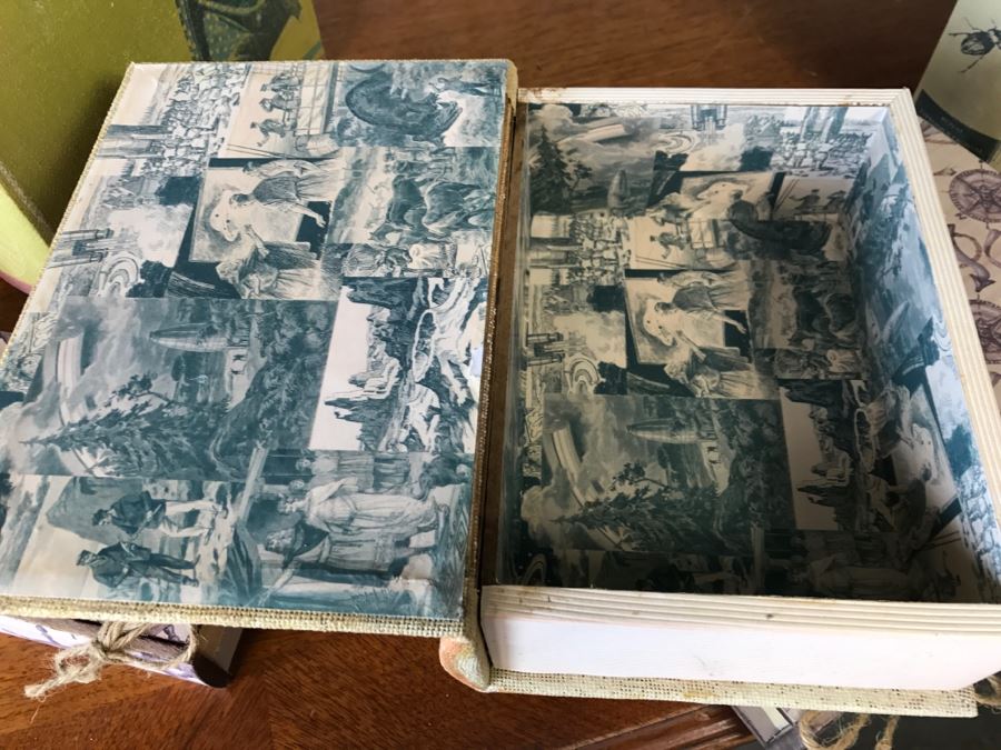Faux Book Boxes Exotique, Bugs, Science, Nautical [Photo 10]