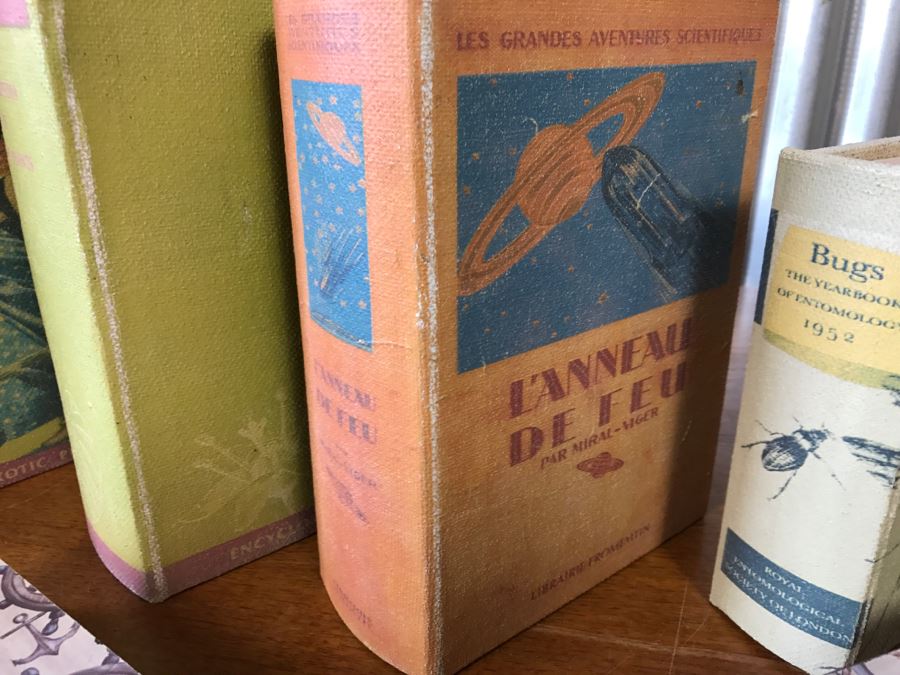 Faux Book Boxes Exotique, Bugs, Science, Nautical [Photo 5]