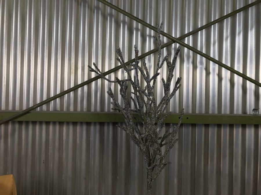 Home Decor Lot With Long Wooden Flower Holder And Faux Tree [Photo 11]