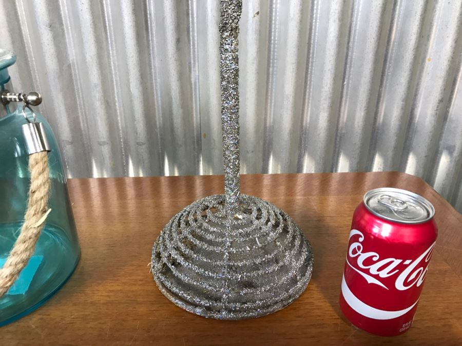 Home Decor Lot With Long Wooden Flower Holder And Faux Tree [Photo 10]