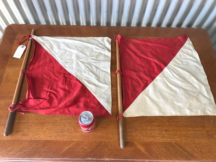 Pair Of Signal Flags