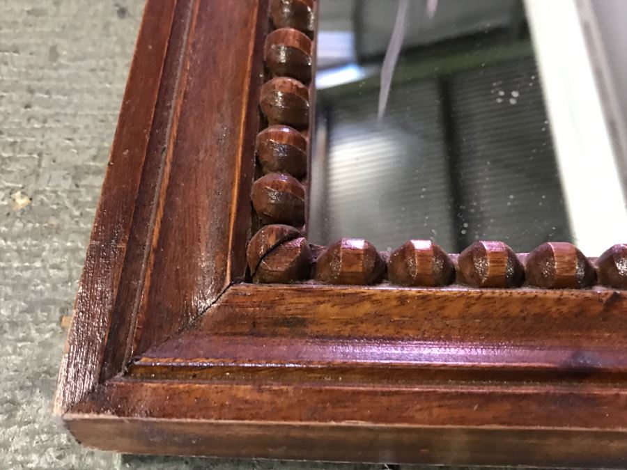 Wooden Wall Mirror [Photo 3]