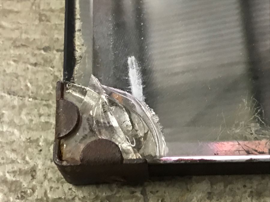 Vintage Beveled Glass Wall Mirror (Chip In Glass In Lower Left) [Photo 5]