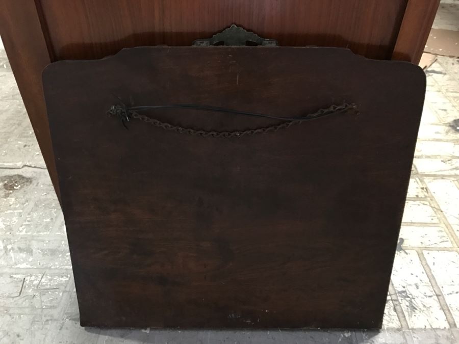 Vintage Beveled Glass Wall Mirror (Chip In Glass In Lower Left) [Photo 7]