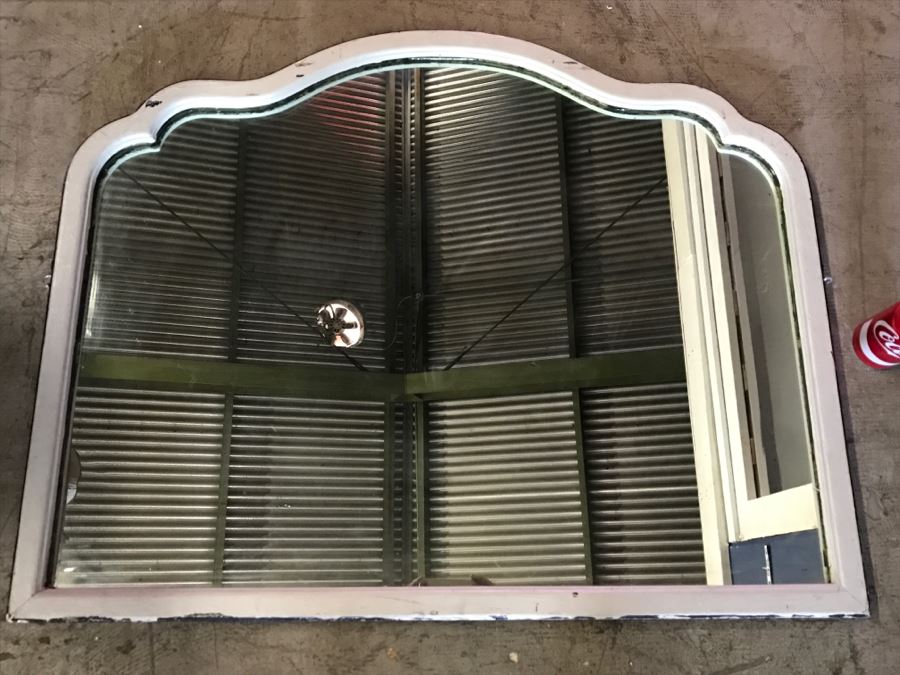 Vintage Wooden Wall Mirror [Photo 2]