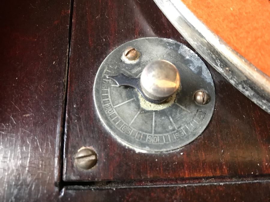 Working Pathe Freres Phonograph Co. Model XII No. 1343 NY Vintage Edison Style Crank Windup Mechanical Phonograph Pathephone [Photo 9]