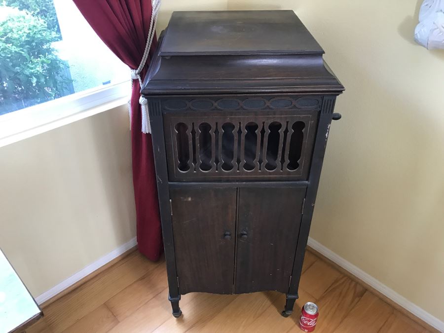 Working Pathe Freres Phonograph Co. Model XII No. 1343 NY Vintage Edison Style Crank Windup Mechanical Phonograph Pathephone [Photo 19]