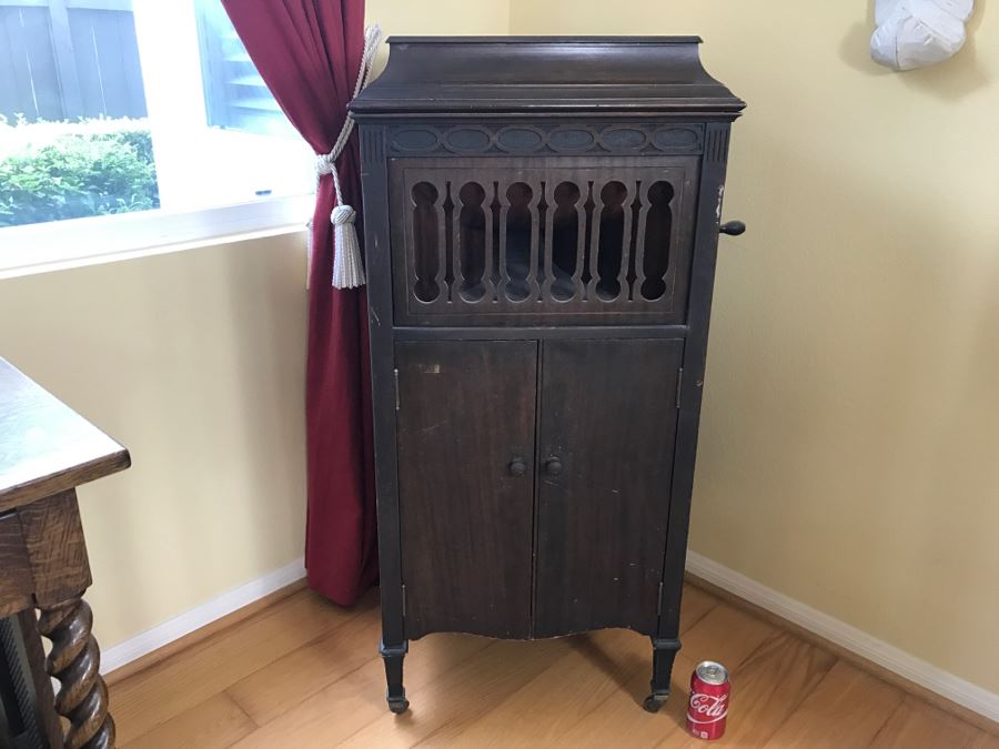 Working Pathe Freres Phonograph Co. Model XII No. 1343 NY Vintage Edison Style Crank Windup Mechanical Phonograph Pathephone [Photo 18]