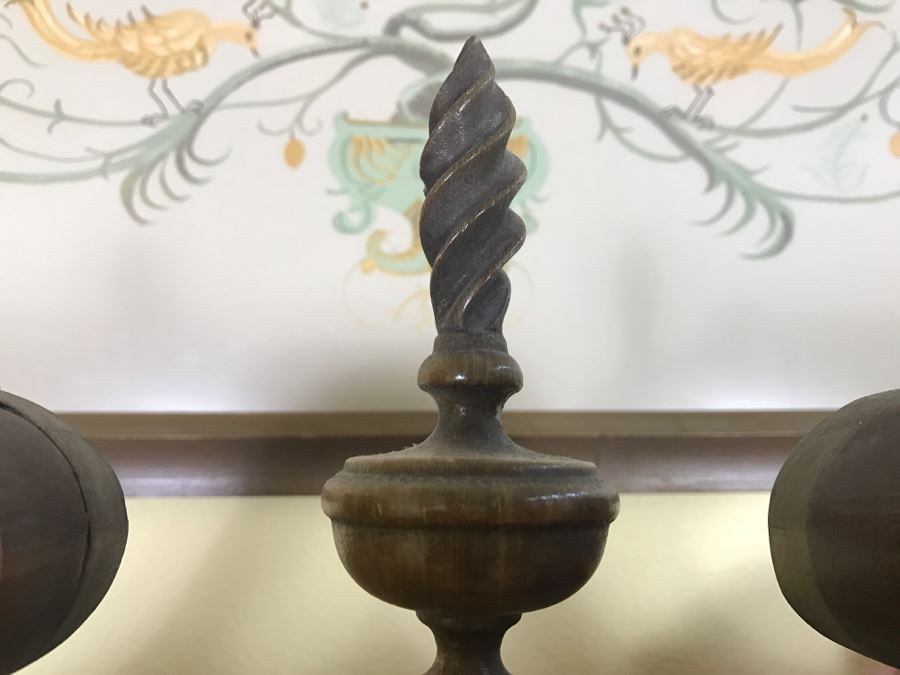 Vintage Glass Front Wooden Bookcase With 3-Drawers And 2 Cabinets [Photo 10]