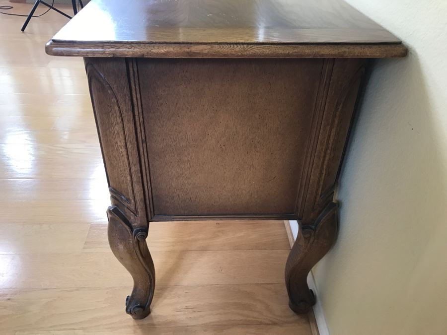 Contemporary Wooden Cabinet Credenza - Note Finish On Top Shown In Photos [Photo 5]