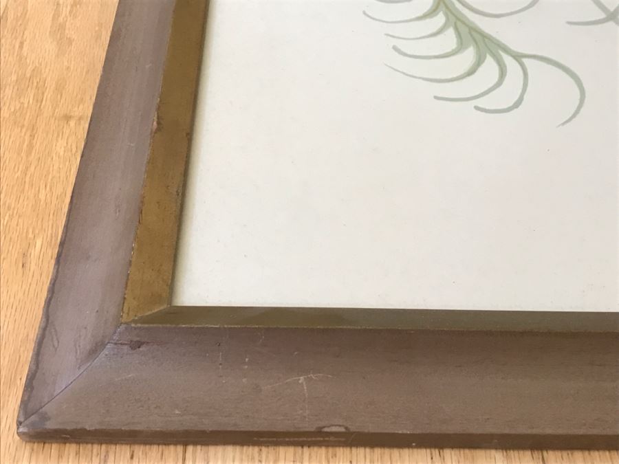 Handpainted Framed Painting Of Planter With Pair Of Birds [Photo 9]