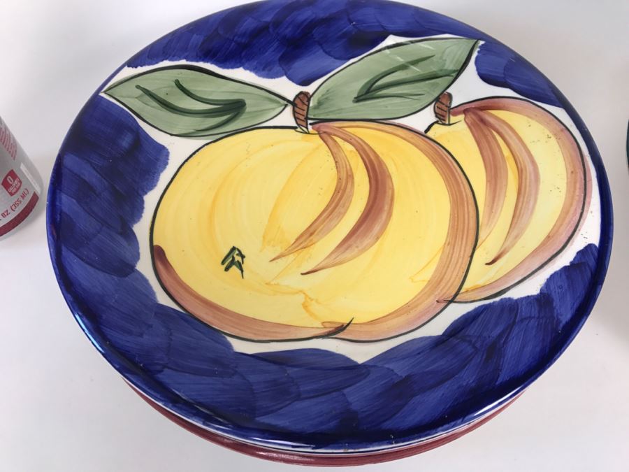 Collection Of Bowls And Plates - Fruita De Roma Tabletops Unlimited Hand Painted [Photo 7]