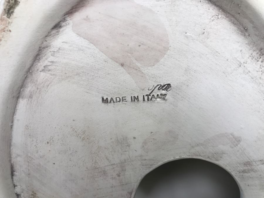 Hand Painted Italian Parrot Bird Slight Chip Shown In Photos [Photo 9]