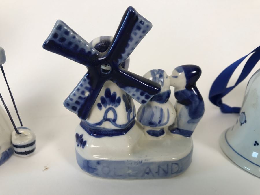 Collection Of Blue And White Blue Delft Items [Photo 4]
