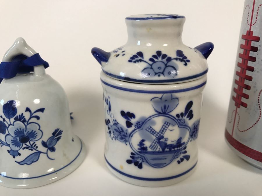 Collection Of Blue And White Blue Delft Items [Photo 6]