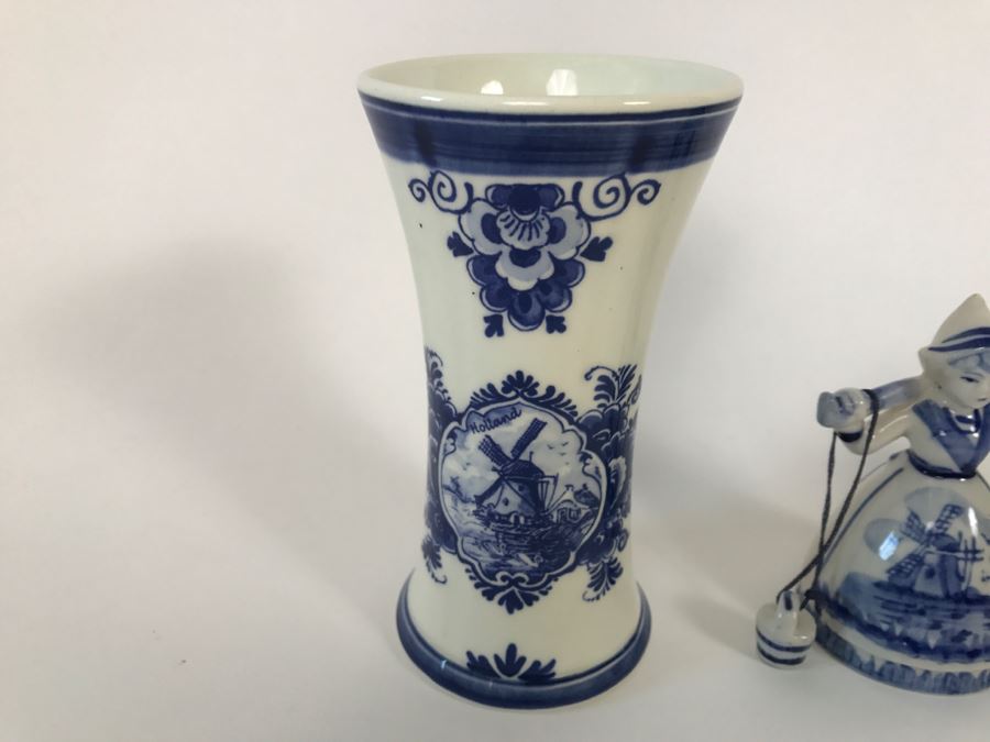 Collection Of Blue And White Blue Delft Items [Photo 3]