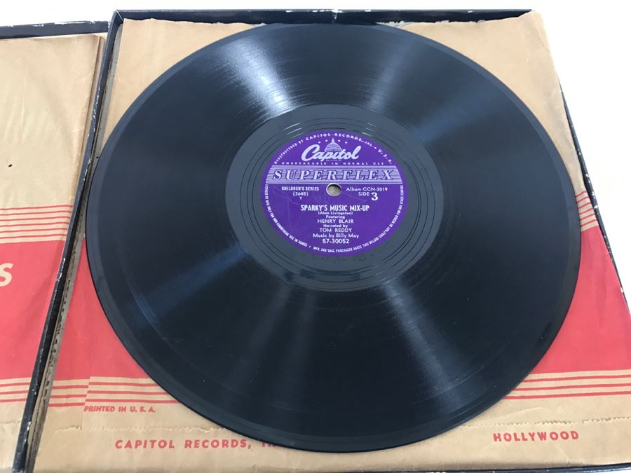 Sparky's Music Mix-Up 78 Vinyl Record Box Set Capital Records [Photo 14]