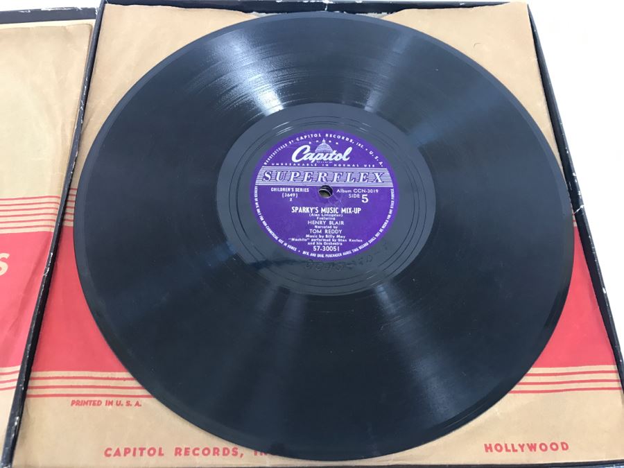 Sparky's Music Mix-Up 78 Vinyl Record Box Set Capital Records [Photo 12]
