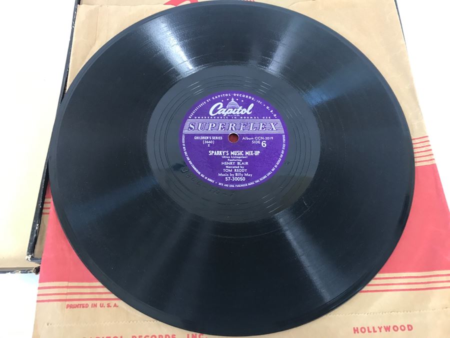 Sparky's Music Mix-Up 78 Vinyl Record Box Set Capital Records [Photo 8]